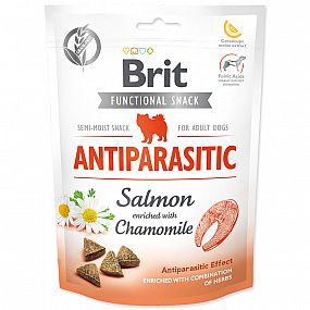 Brit Care Dog Functional Snack Antiparasit Salmon 150g