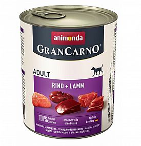 GRANCARNO Adult - hovězí+jehněčí  800g