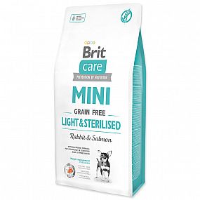 BRIT CARE dog GF mini light sterilised  7kg